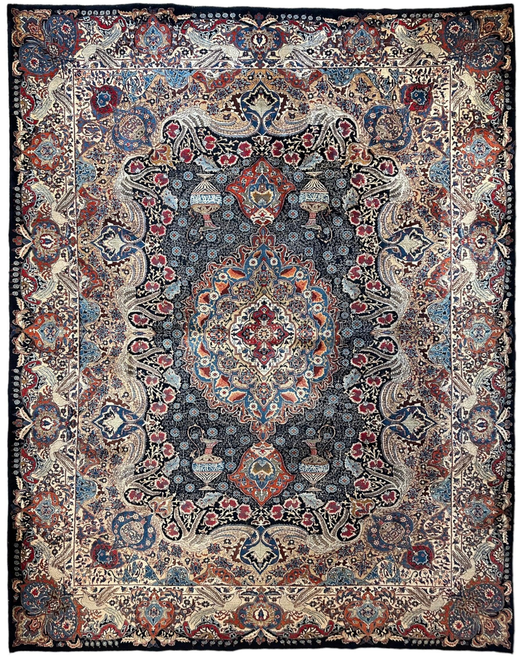 Exquisite Persian Kashmar Rug 9’11” x 13’3” - Tampa Home & Garden Store