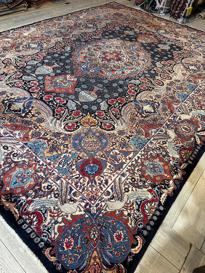 Exquisite Persian Kashmar Rug 9’11” x 13’3” - Tampa Home & Garden Store