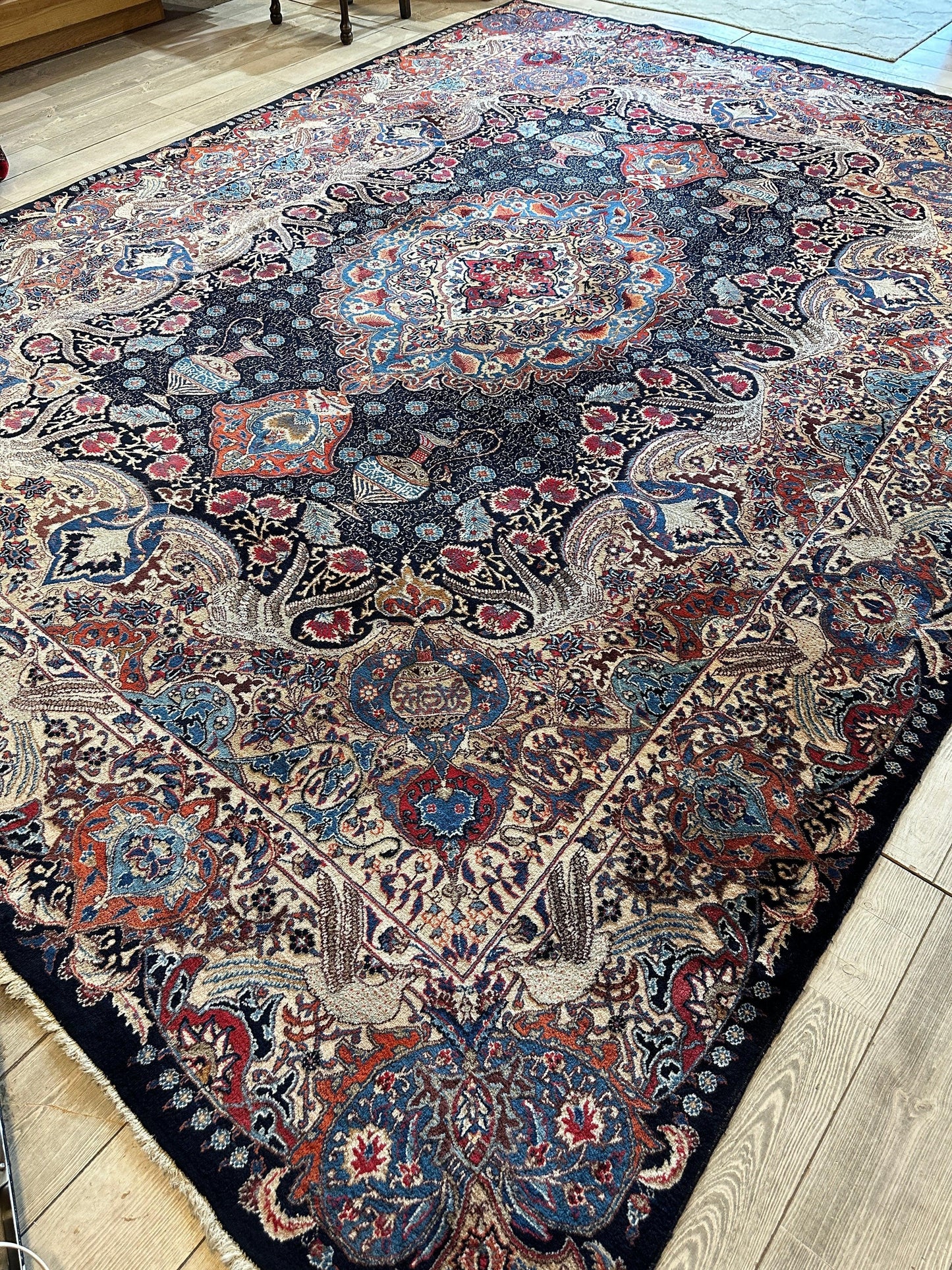 Exquisite Persian Kashmar Rug 9’11” x 13’3” - Tampa Home & Garden Store
