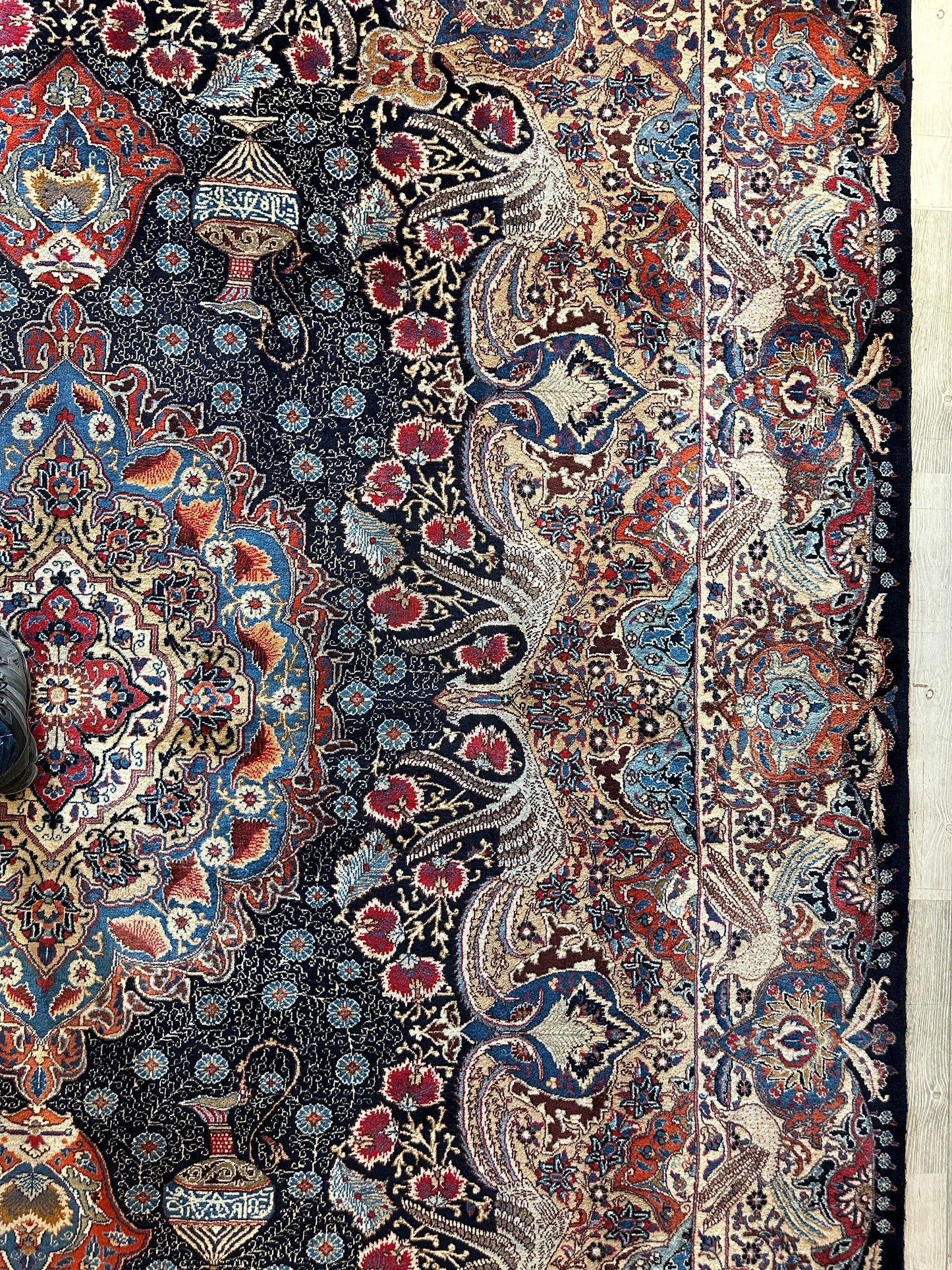 Exquisite Persian Kashmar Rug 9’11” x 13’3” - Tampa Home & Garden Store