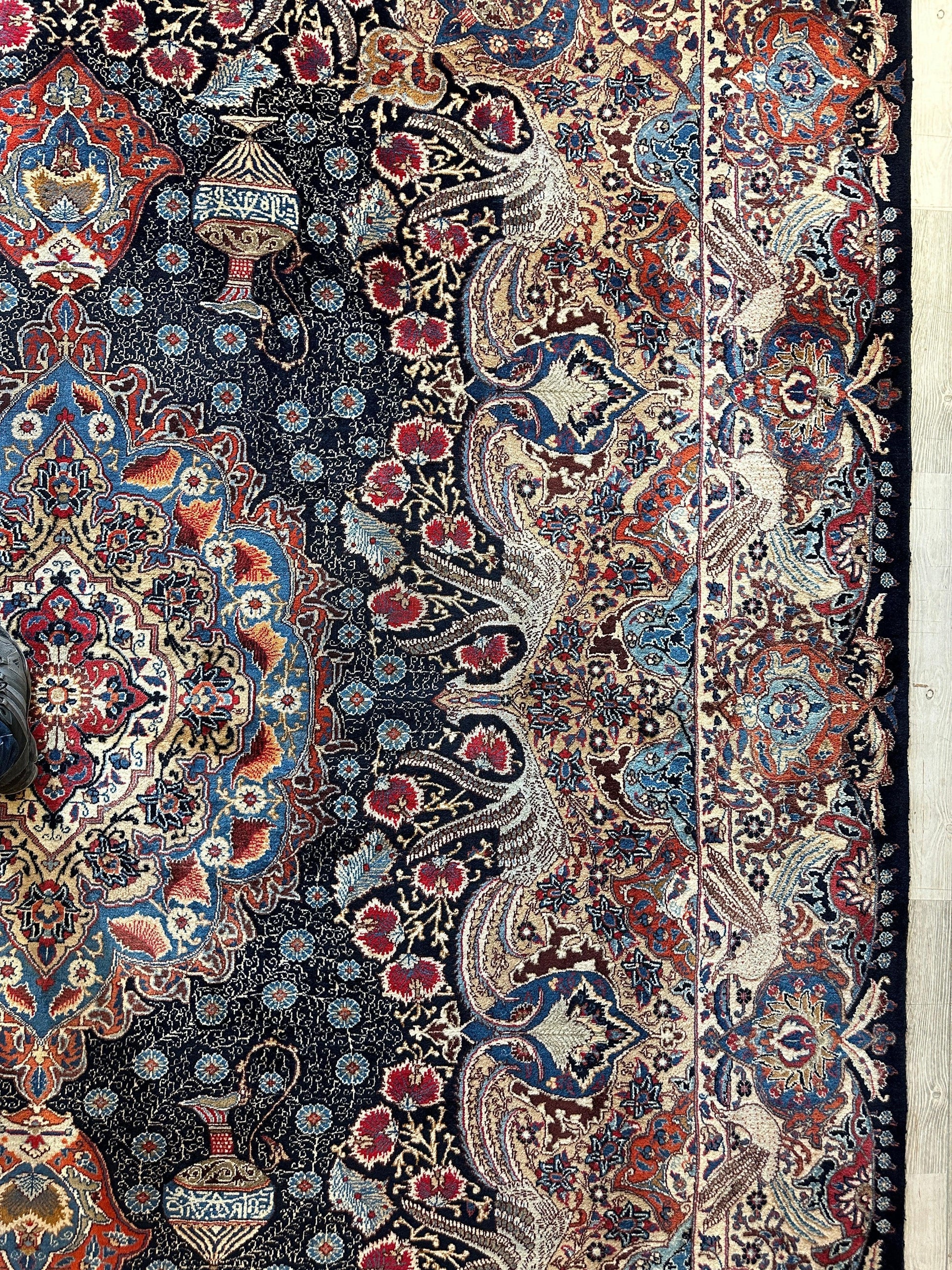 Exquisite Persian Kashmar Rug 9’11” x 13’3” - Tampa Home & Garden Store