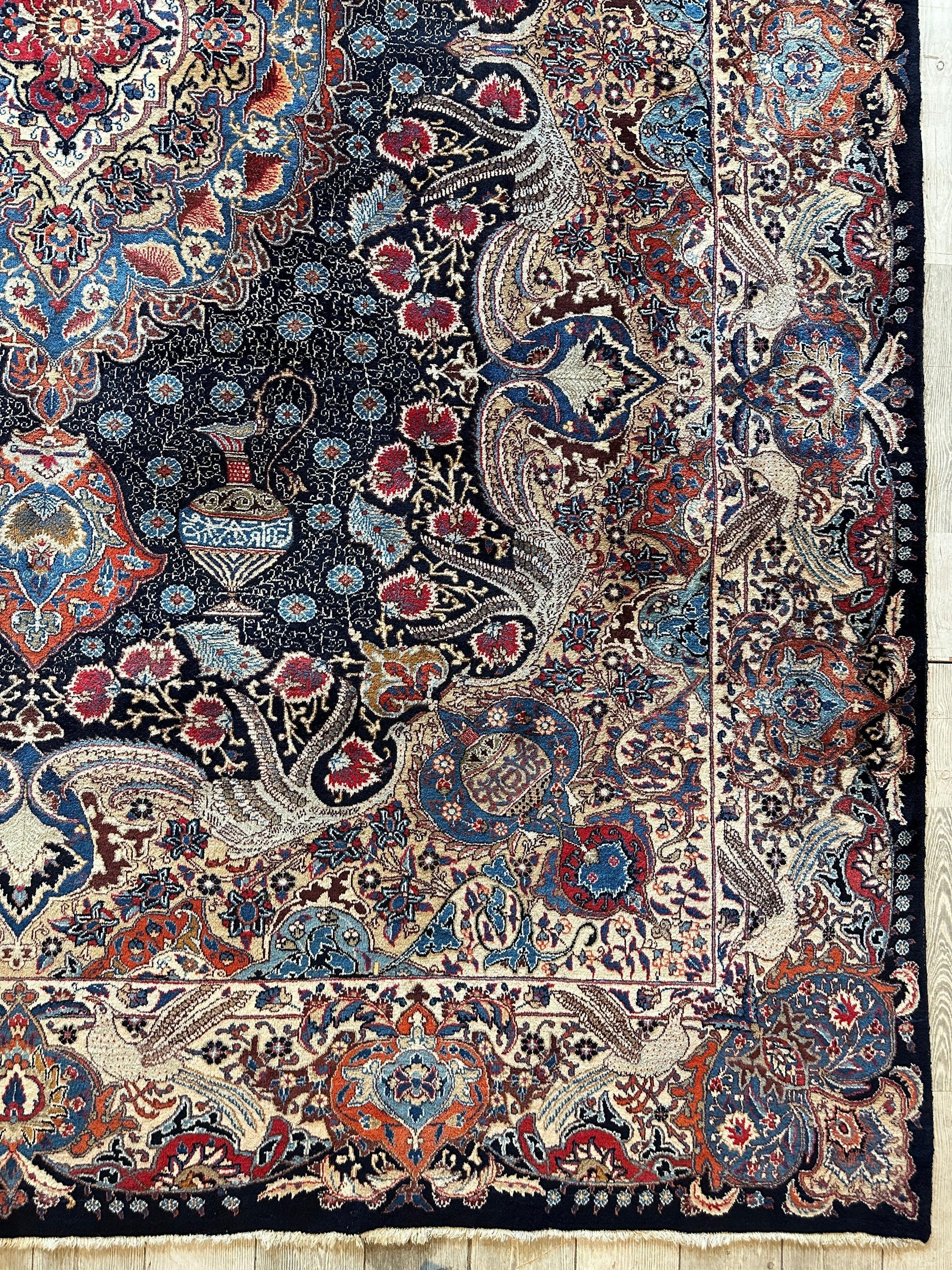 Exquisite Persian Kashmar Rug 9’11” x 13’3” - Tampa Home & Garden Store