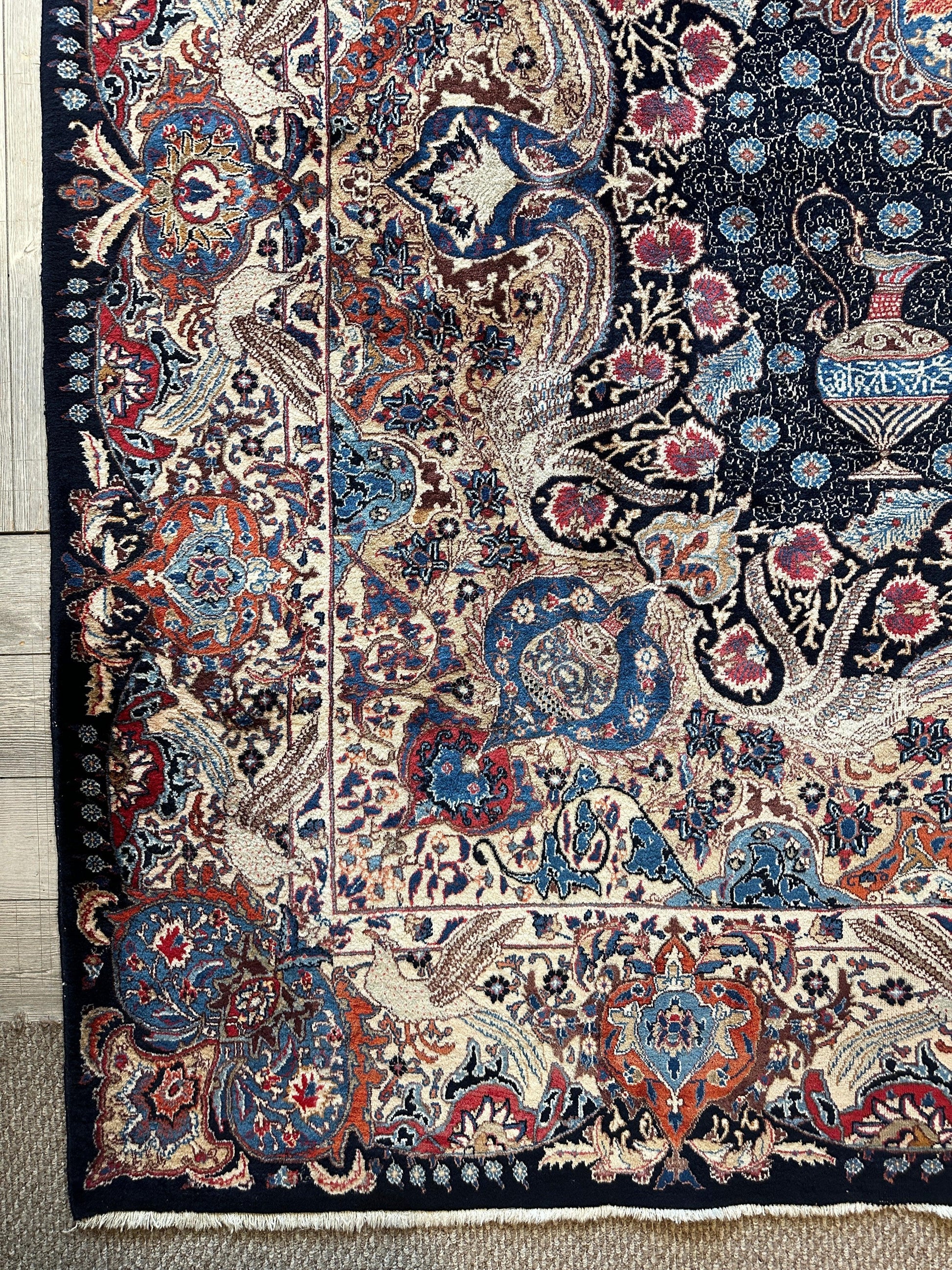Exquisite Persian Kashmar Rug 9’11” x 13’3” - Tampa Home & Garden Store