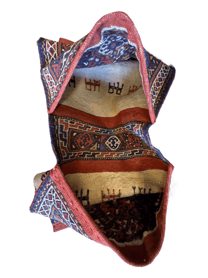 Exquisite Persian Qashqai Nomadic Vintage Khorjin ‘Saddle bag’ - Tampa Home & Garden Store