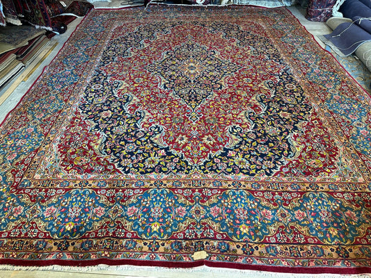 Exquisite Persian Vintage Medalian Rug 10 x 13 - Tampa Home & Garden Store
