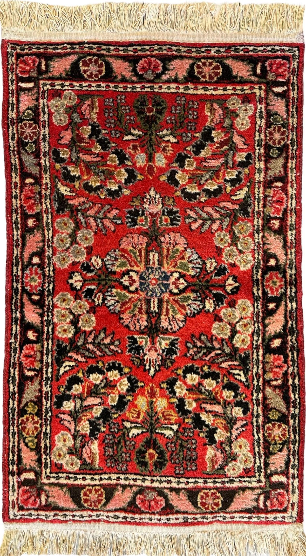 Exquisite Small Sarouk Rug 1'10''x3 Ft - Tampa Home & Garden Store