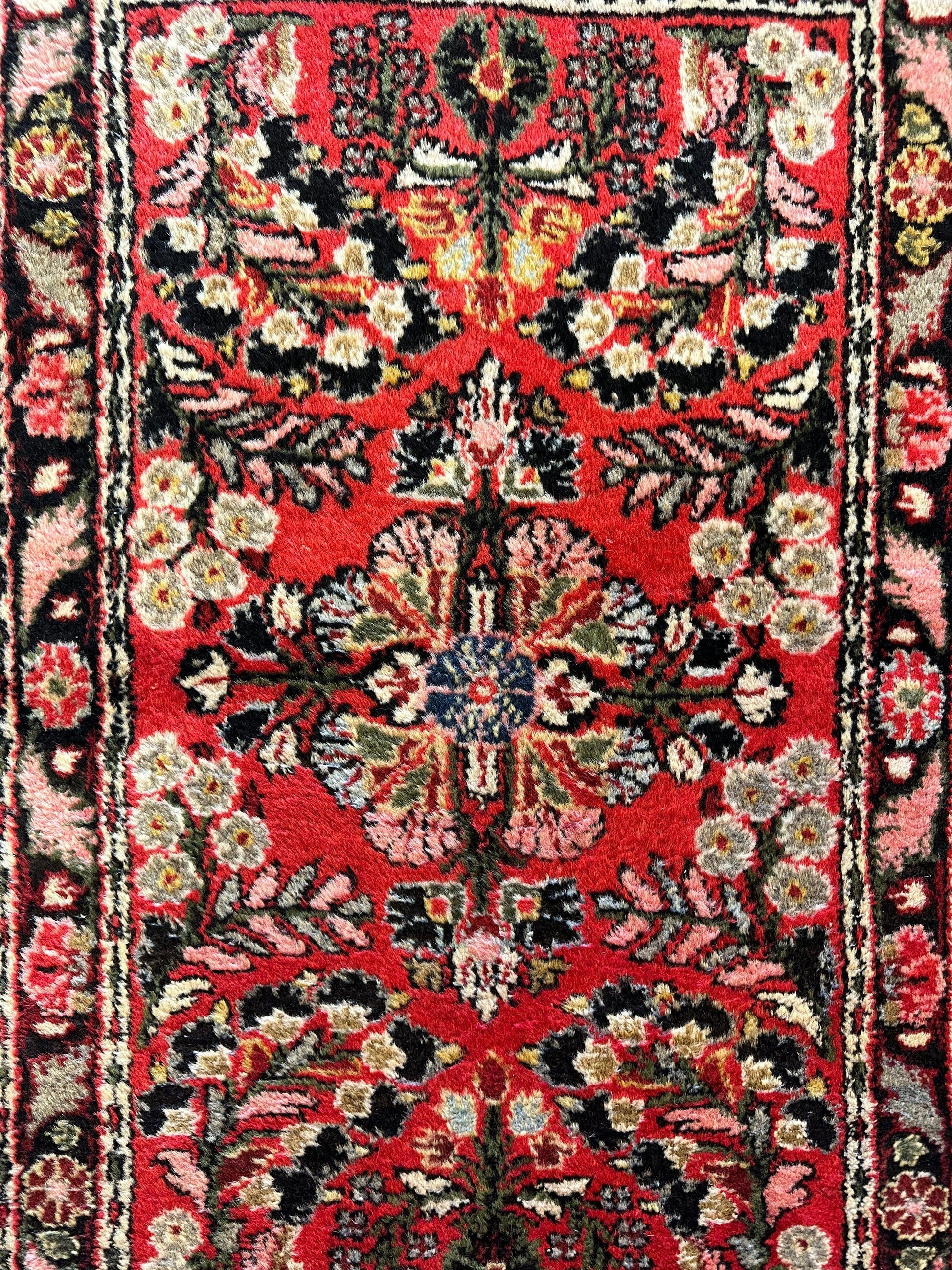 Exquisite Small Sarouk Rug 1'10''x3 Ft - Tampa Home & Garden Store