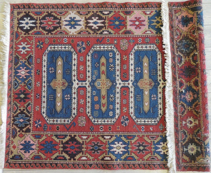 Exquisite Vintage Hand Knotted Soumak Area Rug 6x4 Ft - Tampa Home & Garden Store