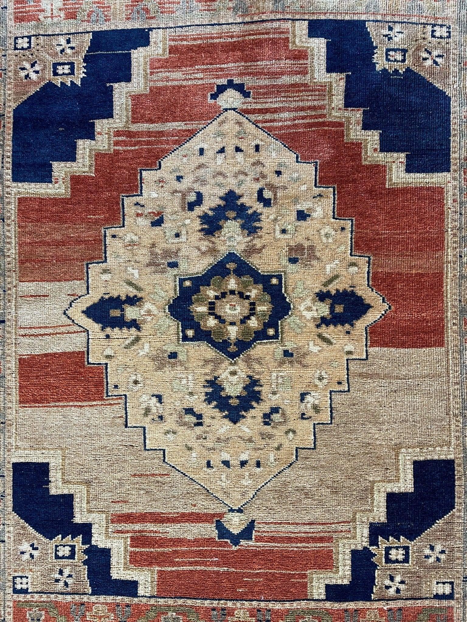 Exquisite handmade oushak rug 3'7''x5' - Tampa Home & Garden Store