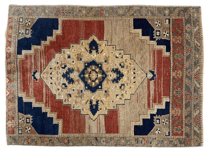 Exquisite handmade oushak rug 3'7''x5' - Tampa Home & Garden Store