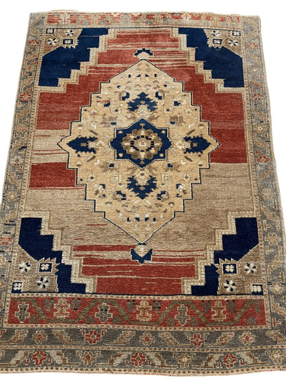 Exquisite handmade oushak rug 3'7''x5' - Tampa Home & Garden Store