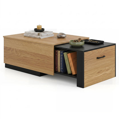 Extendable Coffee Table with Hidden Storage