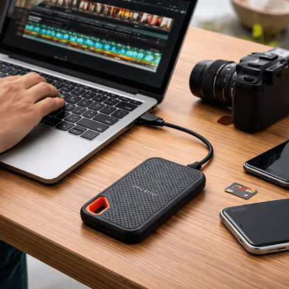 Portable External SSD 2TB USB-C Solid State Drive