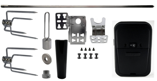 Extra Rotisserie Cordless Motor, Spit, Forks and Bracket Kit. - Tampa soil911.com