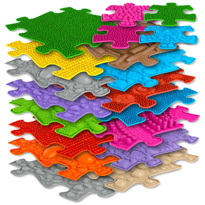 Extra Large Sensory Playmat Set of interlocking mats with textured bumps on Tampa Home & Garden Store