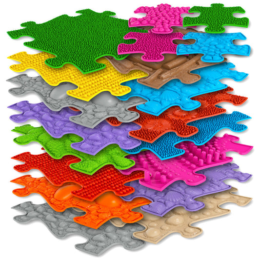 Extra Large Sensory Playmat Set of interlocking mats with textured bumps on Tampa Home & Garden Store