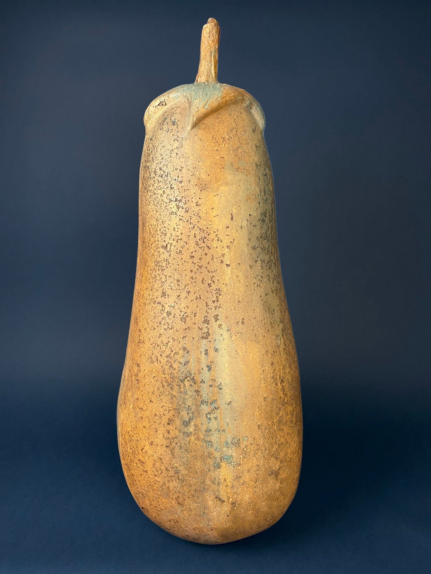 Extra Large Gourd or Pumpkin. 34-inch Tall Thanksgiving, Halloween, or Fall Home/Porch Decor. Store Display. Looks like Concrete.