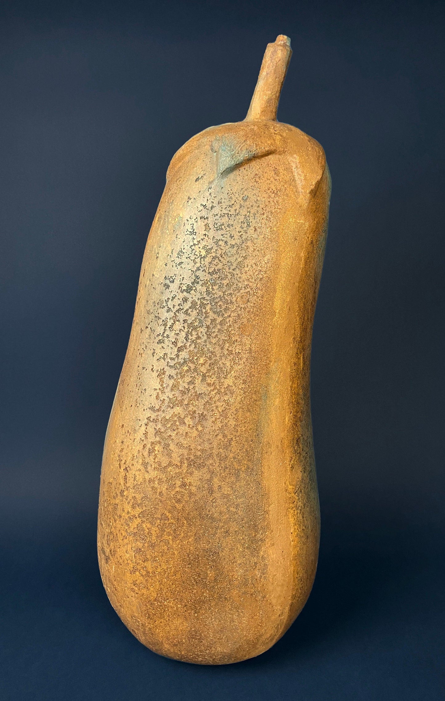 Extra Large Gourd or Pumpkin. 34-inch Tall Thanksgiving, Halloween, or Fall Home/Porch Decor. Store Display. Looks like Concrete.