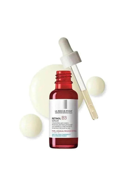 La Roche-Posay Retinol B3 Serum red glass bottle with dropper, white label on Tampa Home & Garden Store