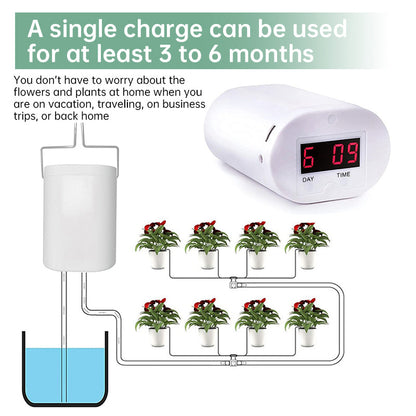 2/4/8/16 - Head Automatic Irrigation Controller, Plant & Flower Sprinklers, Drip Irrigation Kit, Potted Timer - Tampa Home & Garden Store