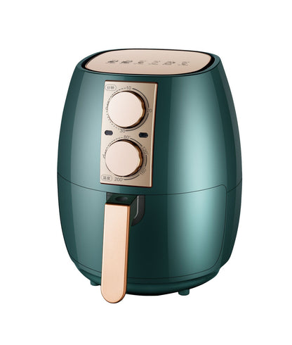 Air Fryer electromechanical model with 6L capacity, teal body and rose-gold control panel on Tampa Home & Garden Store