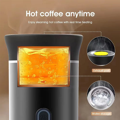 2025 Upgraded 3-in-1 Cordless Coffee Maker - 20Bar Portable for Car/Camping/Home, Capsule/Powder, USB Fast Heat - Tampa Home & Garden Store