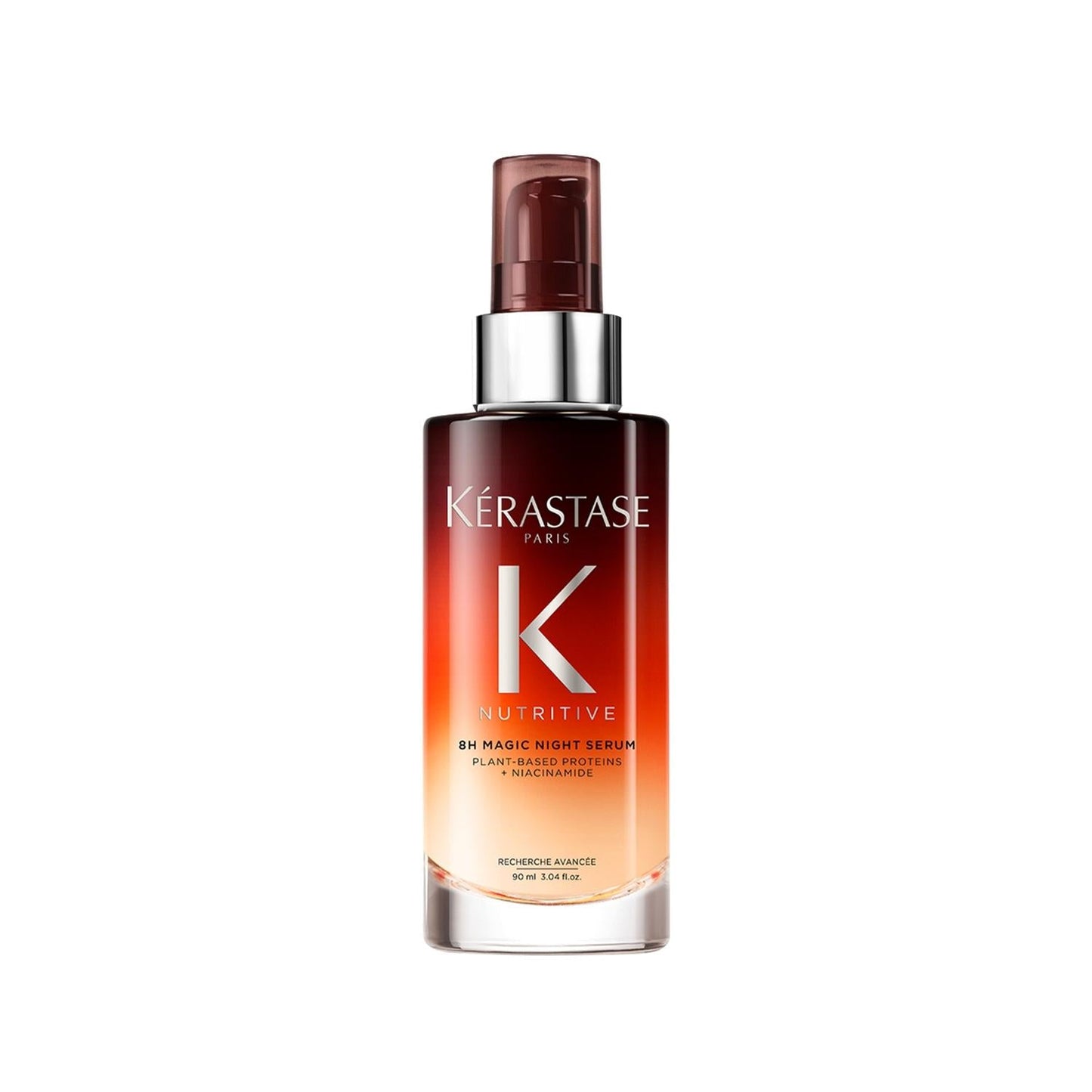 Kerastase Nutritive 8H Magic Night Serum bottle with red gradient pump on Tampa Home & Garden Store