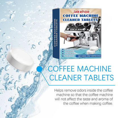 Coffee Machine Descaling Cleaning Tablets, Dirt And Oil Stains Clean Keep Kitchen Equipment Sanitary Effervescent Tablets - Tampa Home & Garden Store