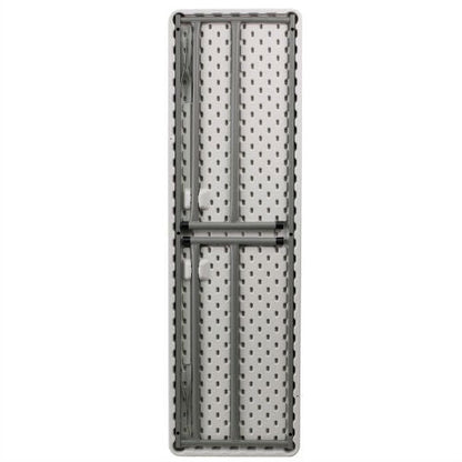 Mesa Plegable Comercial Blanca de 60 Pulgadas - Soporta hasta 150 kg