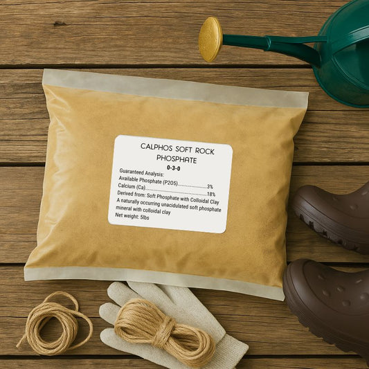 Phosphate de roche tendre Calphos (sac de 5 lb)