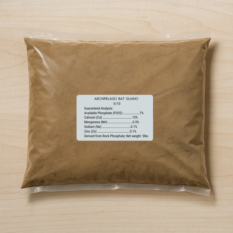 Guano de chauve-souris Archipelago 0-7-0 (sac de 5 lb)