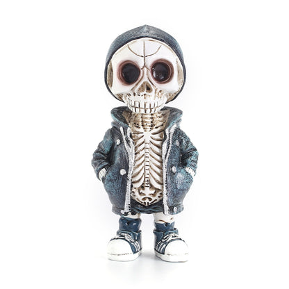 Halloween Decoration Skeleton Doll Resin Craft Decoration Home Bookshelf Art Creative Decoration - Tampa Home & Garden Store