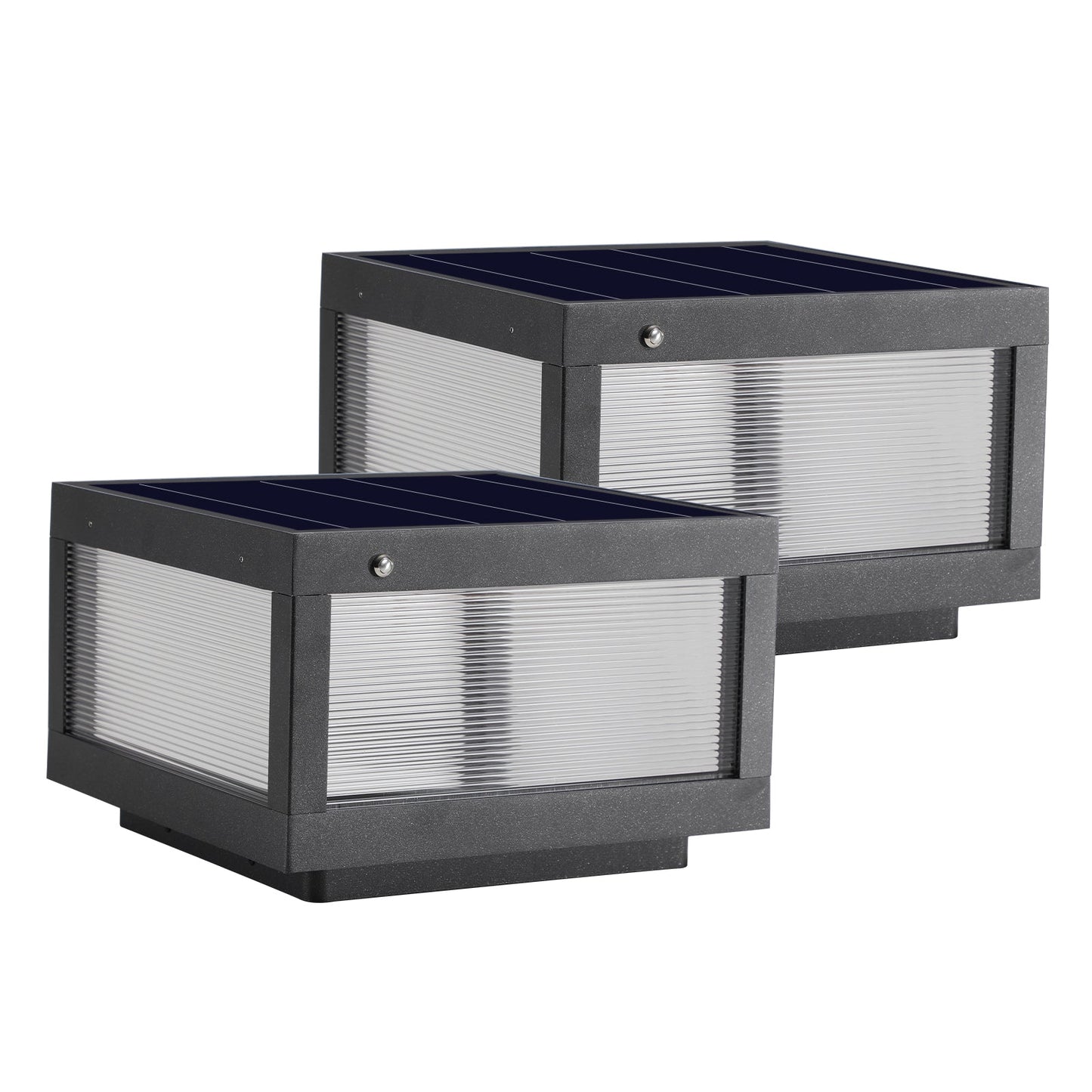 Solar Wall Lamp With Dimmable LED Aluminium