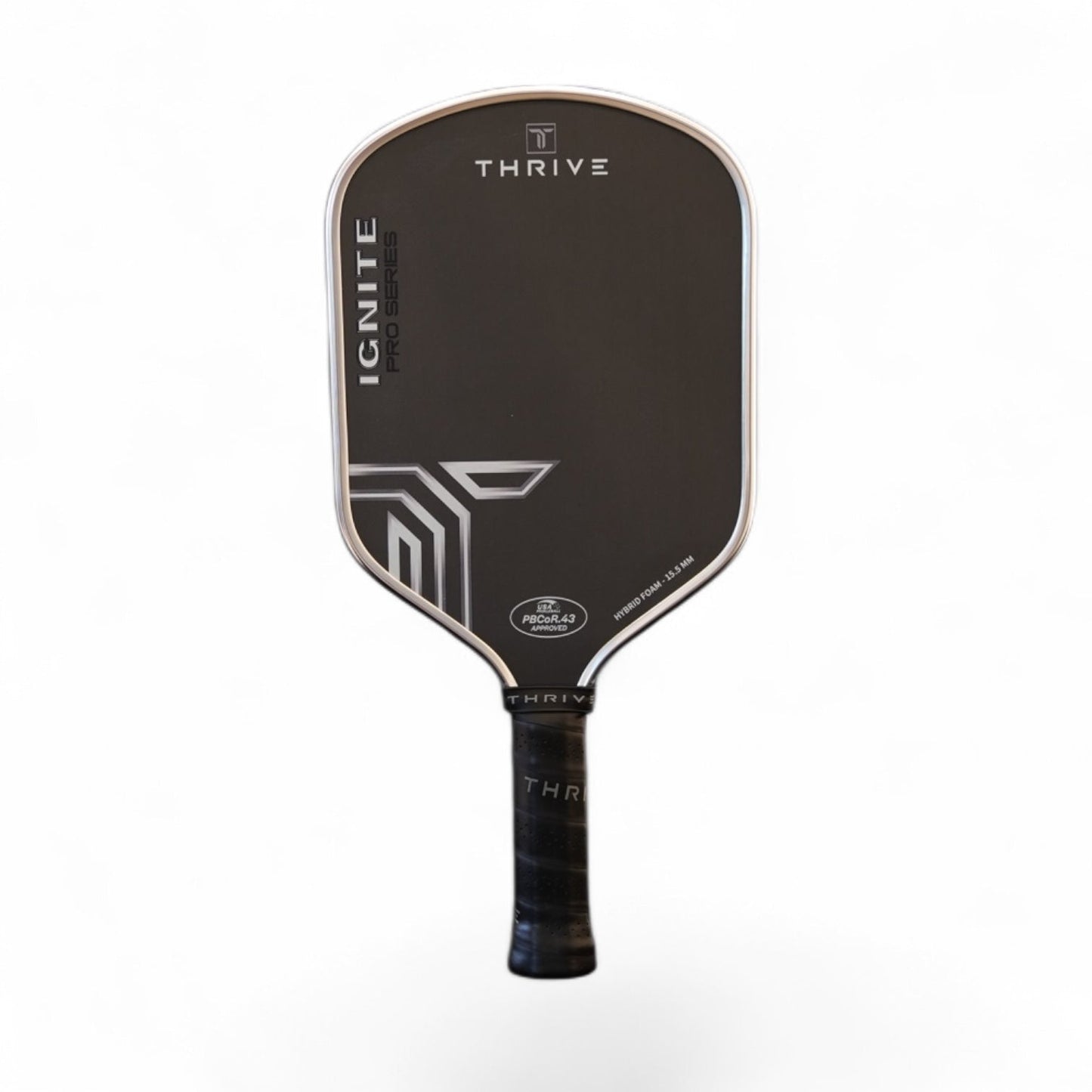 Ignite Hybrid Foam pickleball paddle Thrive, black with white trim, Pro Series logo on Tampa Home & Garden Store