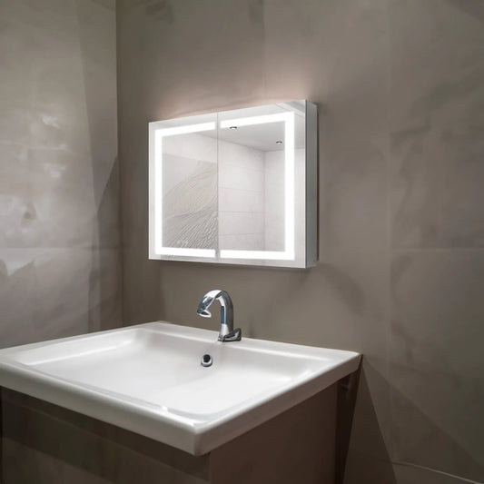 LED-lit medicine cabinet 36x30 inch with mirror by VIP Digital Presence on Tampa Home & Garden Store