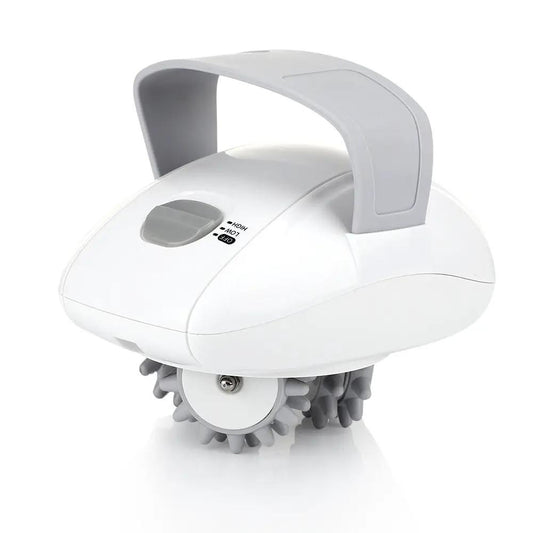 USB Face Lifting Massager white handheld device with gray arch handle and silicone roller on Tampa Home & Garden Store