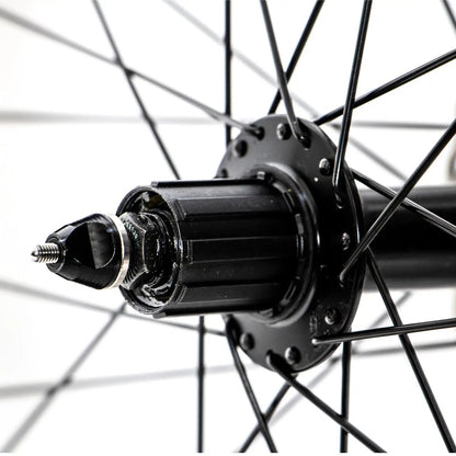 27.5x3 inch wheel set hub assembly with black spokes and threaded axle FAT-HS FAT-HD series on Tampa Home & Garden Store