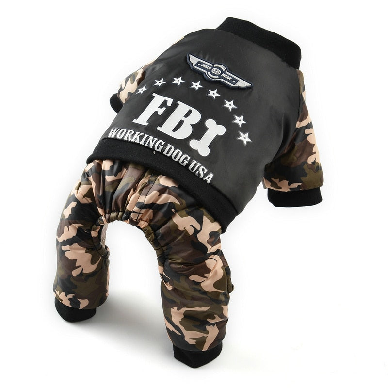 FBI Camouflage Coat |  Jumpsuit Pants - Tampa Home & Garden Store
