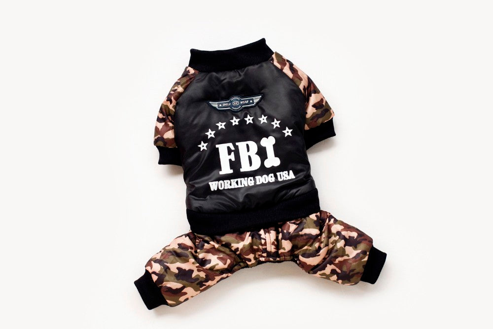 FBI Camouflage Coat |  Jumpsuit Pants - Tampa Home & Garden Store