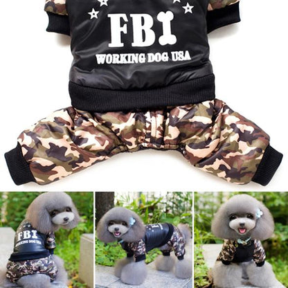 FBI Camouflage Coat |  Jumpsuit Pants - Tampa Home & Garden Store