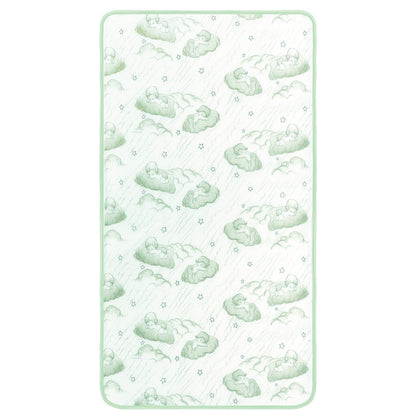 Colchón de cuna estándar impermeable de muelles firmes de 6 pulgadas fabricado en EE. UU.