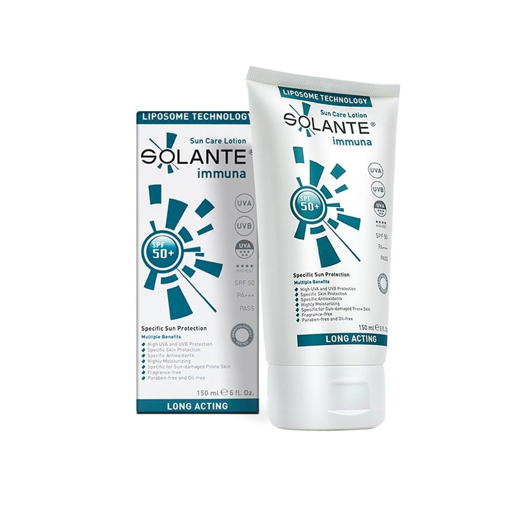 Solante Immuna sunscreen for sensitive skin tube-box SPF 50+ water-resistant fragrance-free on Tampa Home & Garden Store