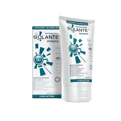 Solante Immuna sunscreen for sensitive skin tube-box SPF 50+ water-resistant fragrance-free on Tampa Home & Garden Store