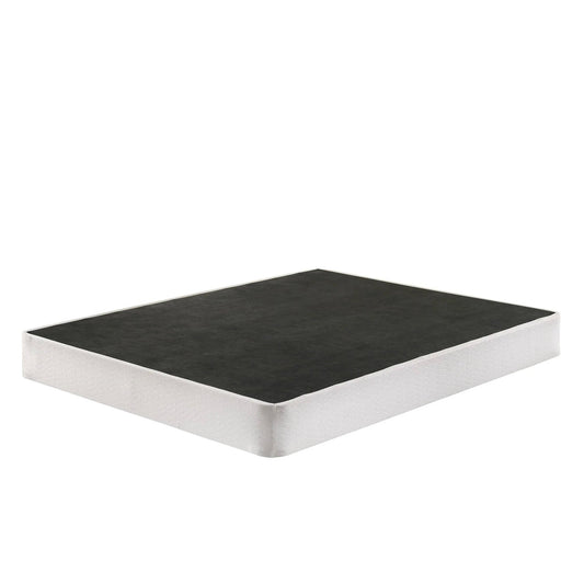 Full size 8-inch Metal Frame Box-Spring Mattress Foundation with Cover - Tampa Home & Garden Store
