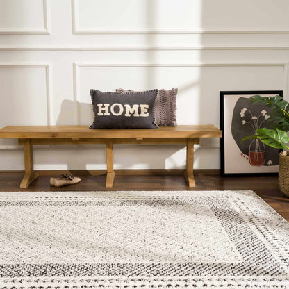 Julio Area Rug, black and white speckled pattern, Boutique Rugs on Tampa Home & Garden Store