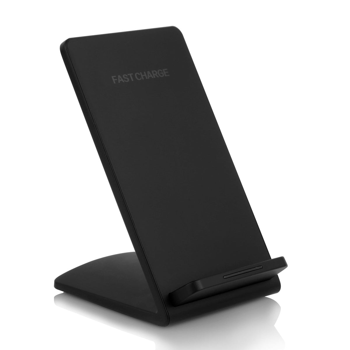 Qi Wireless Charger 10W fast charging pad stand with dual coils black on Tampa Home & Garden Store