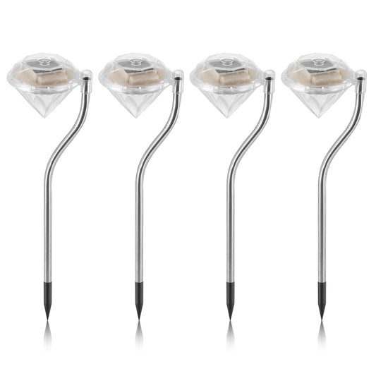 4 Pack Solar Garden Lights LED 7 Color Changing