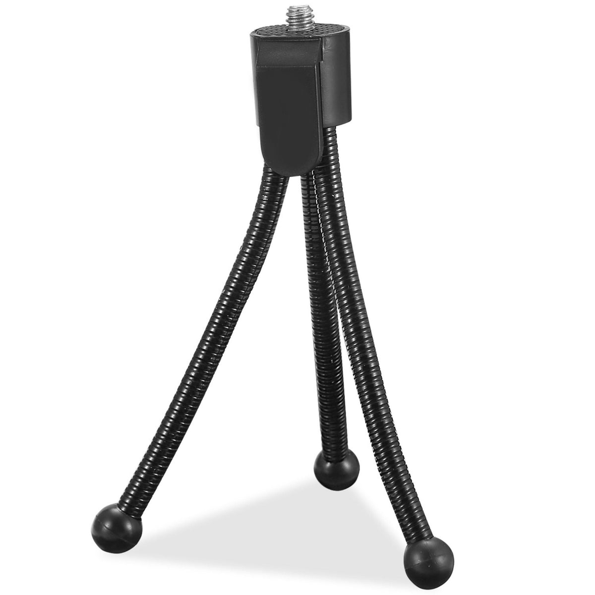 Flexible tripod stand for camera & mini projector with black corrugated legs and screw mount on Tampa Home & Garden Store
