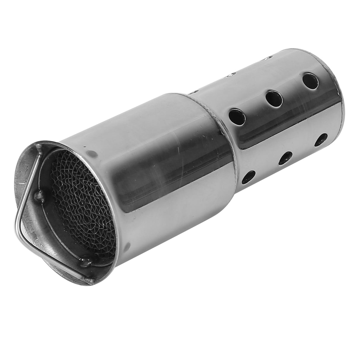 Pipe Silencer Muffler 51mm exhaust for motorcycle, chrome steel Best Product Finds on Tampa Home & Garden Store