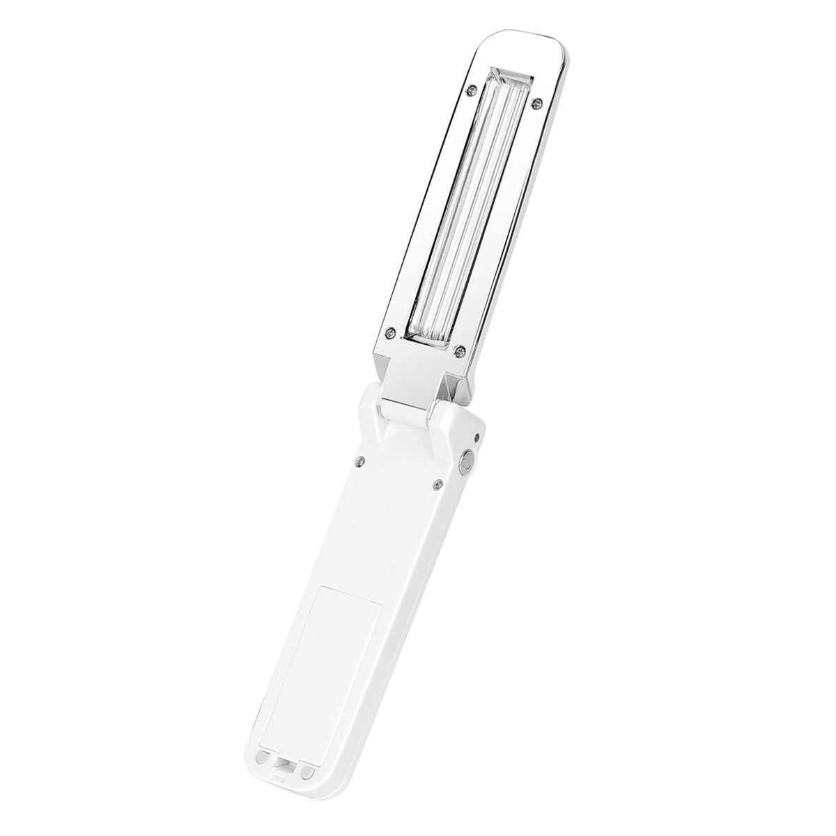 Foldable UV Sanitizer Wand chrome head, white handle, Best Product Finds health & beauty on Tampa Home & Garden Store